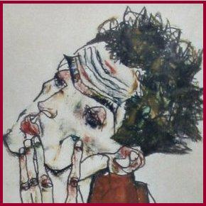 Egon Schiele, Autoritratto