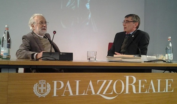 Luca Ronconi e Antonio Calbi durante il Festival di Regia|Corrado D'Elia in Don Chisciotte